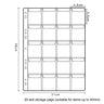 A4 Anime Merchandise Badge Collection Album Inner Pages