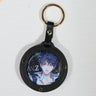 58/75mm Round Badge Protector Sleeve Hanging Charm for Goods Display