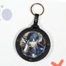 58/75mm Round Badge Protector Sleeve Hanging Charm for Goods Display
