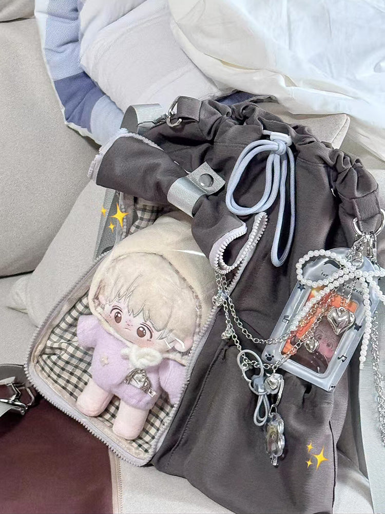 Anime Drawstring Pouch Anime-Inspired Drawstring Ita Bag for Plush Dolls – Ita Bag Shop