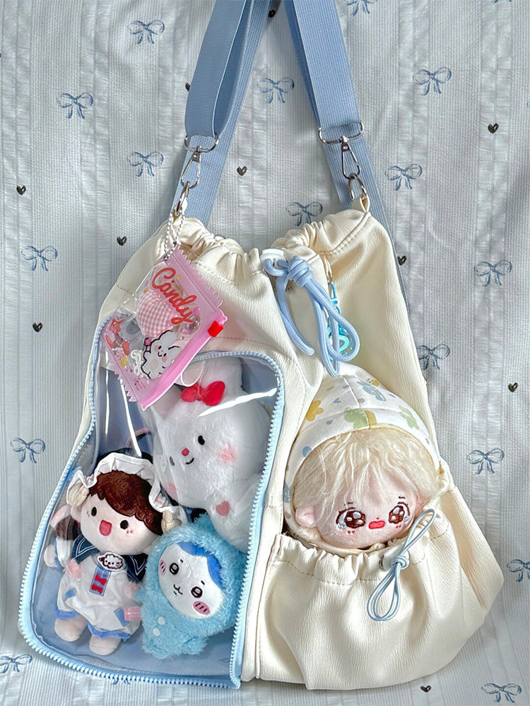 Anime Drawstring Pouch Anime-Inspired Drawstring Ita Bag for Plush Dolls – Ita Bag Shop