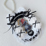 Anime Lace Pearl Badge Card Holder Charm