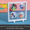 Badge Pin Display Frame and Storage Stand