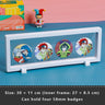 Badge Pin Display Frame and Storage Stand