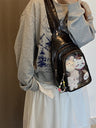 Cute 20cm Doll Ita Bag Transparent Chest Bag