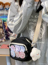Cute Cat Ear Mini Crossbody Ita Bag for Girls