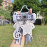 Cute Girl Musical Note Bow Charm for Ita Bag Decoration