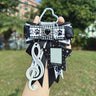 Cute Girl Musical Note Bow Charm for Ita Bag Decoration