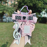 Cute Girl Musical Note Bow Charm for Ita Bag Decoration