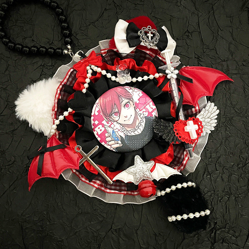 Devil Band Pin Holder – Button Badge Display – Ita Bag Shop