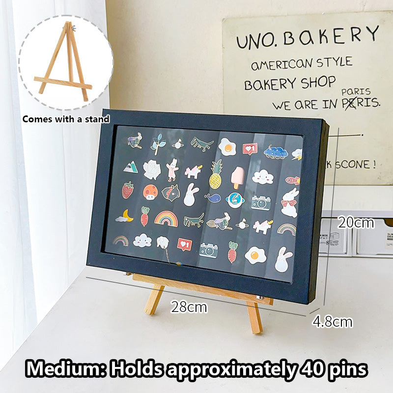 Pinboard Box Frame Enamel Pin Display Board Badge Frame Pin Bag Pin Case – Ita Bag Shop
