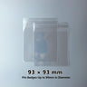 High-Transparency Resealable Badge & Trading Card Storage Bags