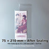 High-Transparency Resealable Badge & Trading Card Storage Bags