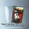High-Transparency Resealable Badge & Trading Card Storage Bags