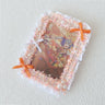 Kawaii Lace Bow 3-Inch Photo Card Holder Decoration