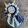 Handmade Ita Bag Rosette Ribbon Accessory Ornament 58mm