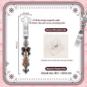 Gothic Fork-Style Acrylic Magnetic Badge Display Stick