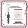 Gothic Fork-Style Acrylic Magnetic Badge Display Stick