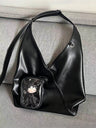 Minimalist Triangle-Design Ita Shoulder Bag