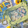 Retro Picture Frame Embossing Tote Bag