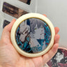 Round Badge Protector Case Ita Bag Keychain Charm