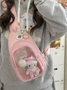 Cute Girl Style Chest Ita Bag for Plush Dolls