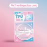 TPU Ita Bag Badge Protector Sleeve, Pin Storage Case for Badges