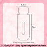 Square Transparent Anime Badge Protector Sleeve