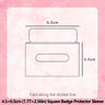 Square Transparent Anime Badge Protector Sleeve