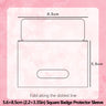 Square Transparent Anime Badge Protector Sleeve