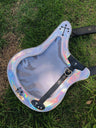 Y2K Guitar and Bass-Shaped Ita Bag with Pin Display Design