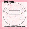 Glitter Can Badge Protective Sleeve