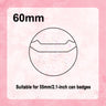 Glitter Can Badge Protective Sleeve