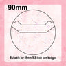 Glitter Can Badge Protective Sleeve