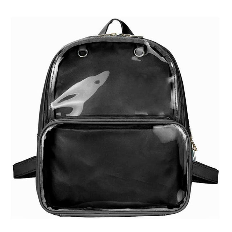 akuma press mini ita backpack Double Window Candy PU Leather Backpack – Ita Bag Shop