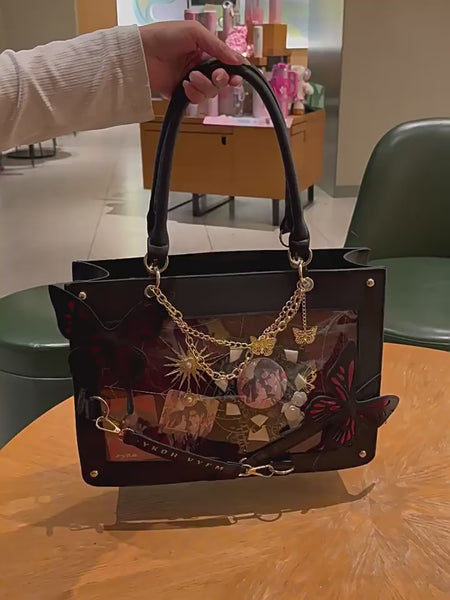 Gothic Lolita Spiderweb Ita Tote Bag