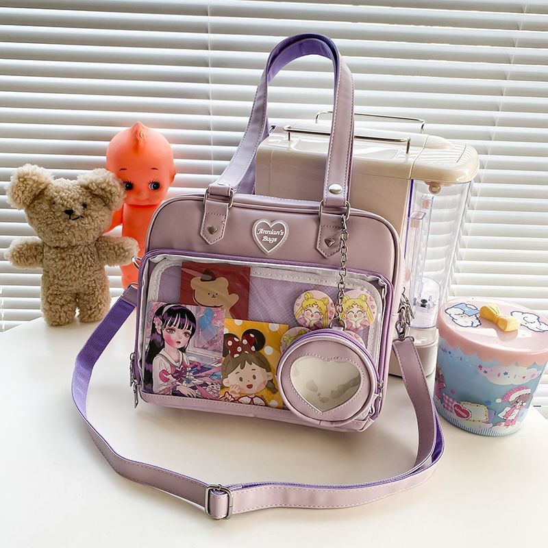 Kawaii Candy Color Ita JK Lolita PU Crossbody Shoulder Bag Crossbody Ita Bags