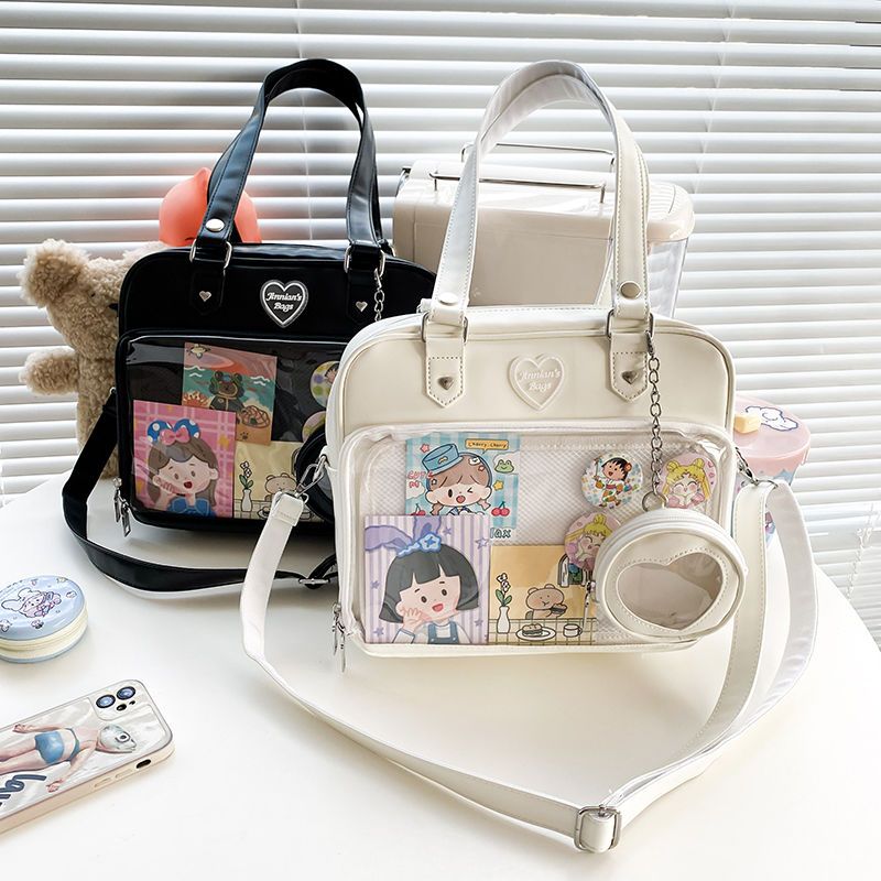 Kawaii Candy Color Ita JK Lolita PU Crossbody Shoulder Bag Crossbody Ita Bags