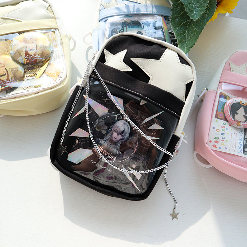 itabag backpack mini Mini Star Design Ita Chest Bag Pink