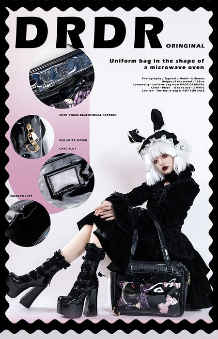 Micro-wave oven Laser Transparent ItaBag Shoulder Bags