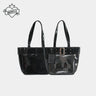 Ita-Tasche im Gürtelstil - Geräumige Y2K-Tote-Ita-Tasche aus Silber