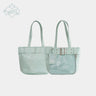 Ita-Tasche im Gürtelstil - Geräumige Y2K-Tote-Ita-Tasche aus Silber