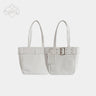 Ita-Tasche im Gürtelstil - Geräumige Y2K-Tote-Ita-Tasche aus Silber