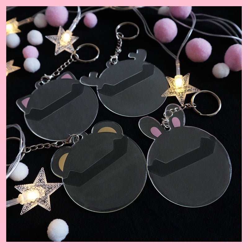 Animal Ears-shaped Badge Case Badge Decoration