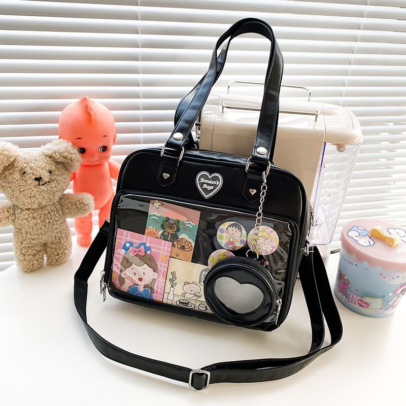 Kawaii Candy Color Ita JK Lolita PU Crossbody Shoulder Bag Crossbody Ita Bags