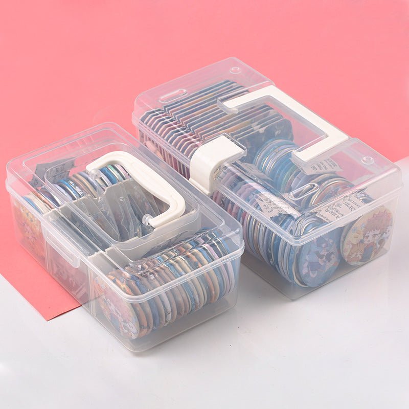 Badge Storage Box / Plastic Container Badge Decoration