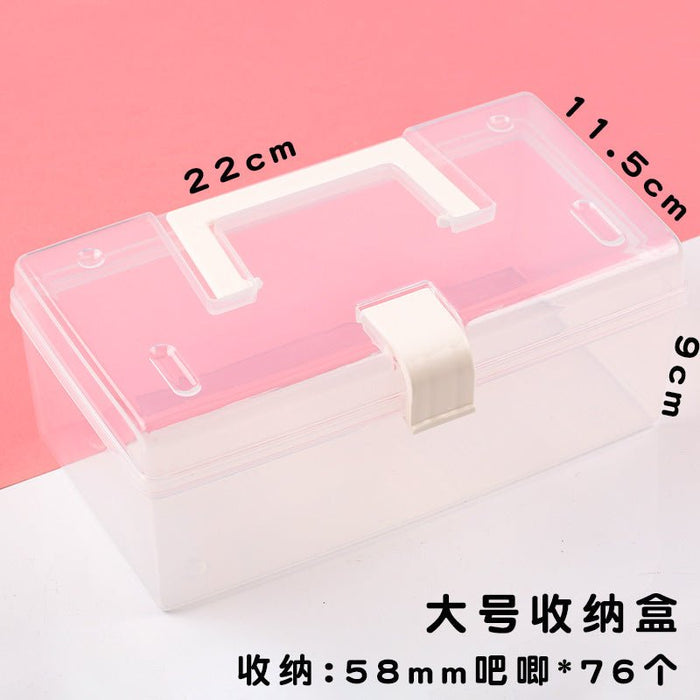 Badge Storage Box / Plastic Container Badge Decoration