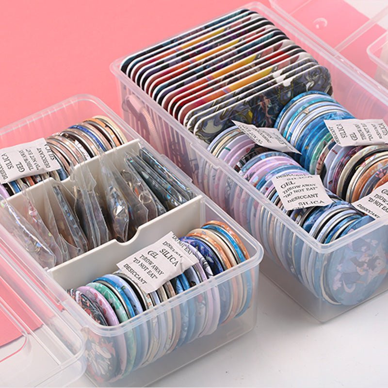 Badge Storage Box / Plastic Container Badge Decoration