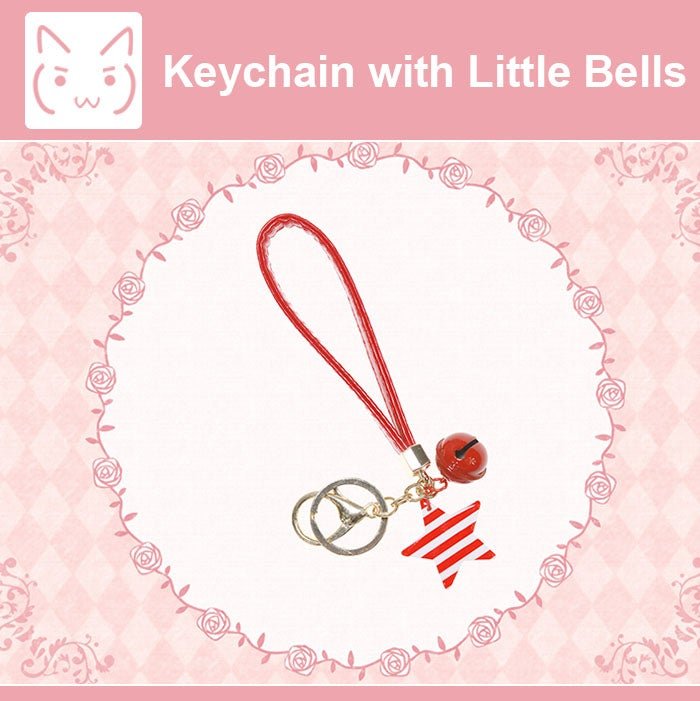 Bells Stars Keychain Itabag Chain