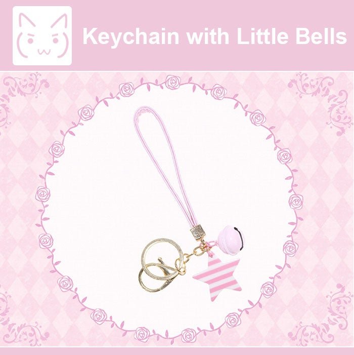 Bells Stars Keychain Itabag Chain